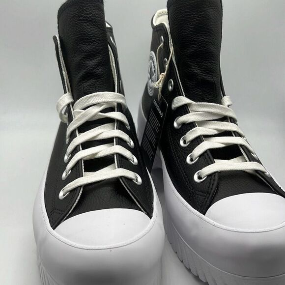 Converse Chuck Taylor All Star Leather Lugged 2.0 Black Sneakers Men 8.5 | W10.5 - Picture 5 of 11